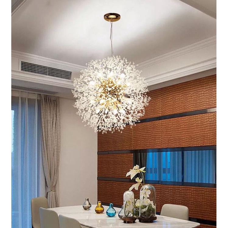 Đèn thả CARAVA hoa bồ công anh trang trí nội thất cao cấp kèm bóng led chuẩn xịn