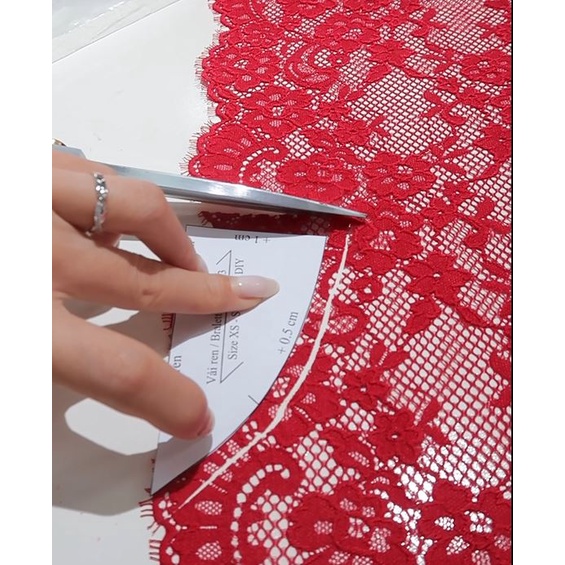 RẬP ÁO BRALETTE LƯỚI ĐẮP REN KHÔNG MÚT