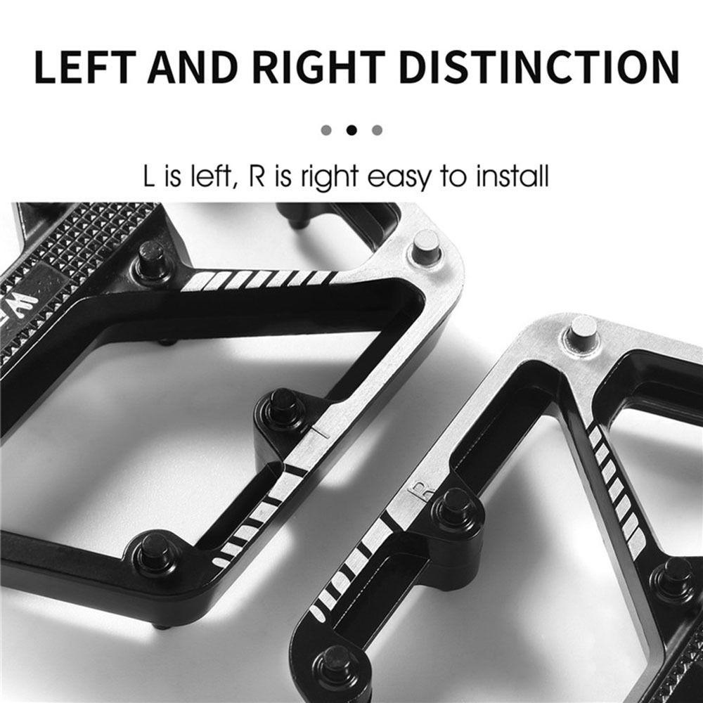 1 Cặp Bàn Đạp Xe Đạp Leo Núi Chịu Lực Cao Chống Trượt 9 / 16 "Bằng Hợp Kim Nhôm