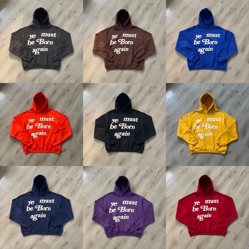 [Duck-Order] Áo Hoodie CPFM ye must be born again Form Boxy cao cấp