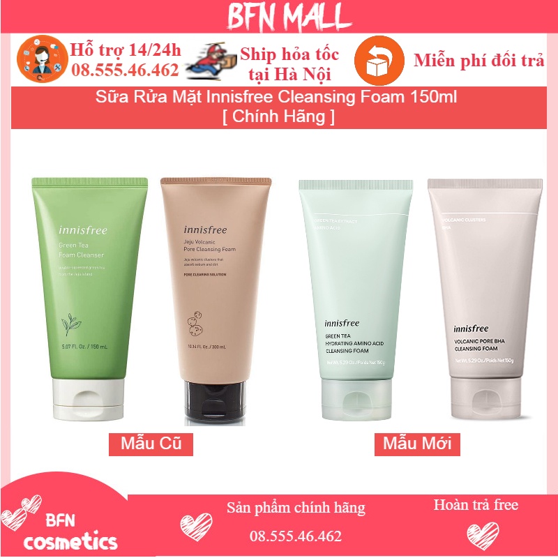 Sữa Rửa Mặt Innisfree Cleansing Foam 150ml