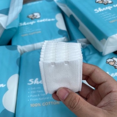 Bông Tẩy Trang Cừu Habaria 234 miếng TQ