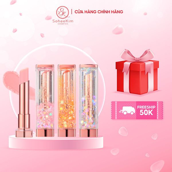 Son Dưỡng Môi Coringco Shalala Snowball Son Dưỡng Môi Hàn Quốc 3 Màu Lấp Lánh Tuỳ Chọn