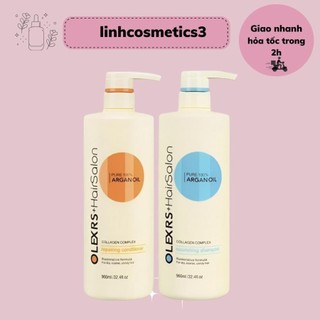 Dầu gội xả Olexrs Hair Salon 500ml, phục hồi chống rụng kích mọc tóc