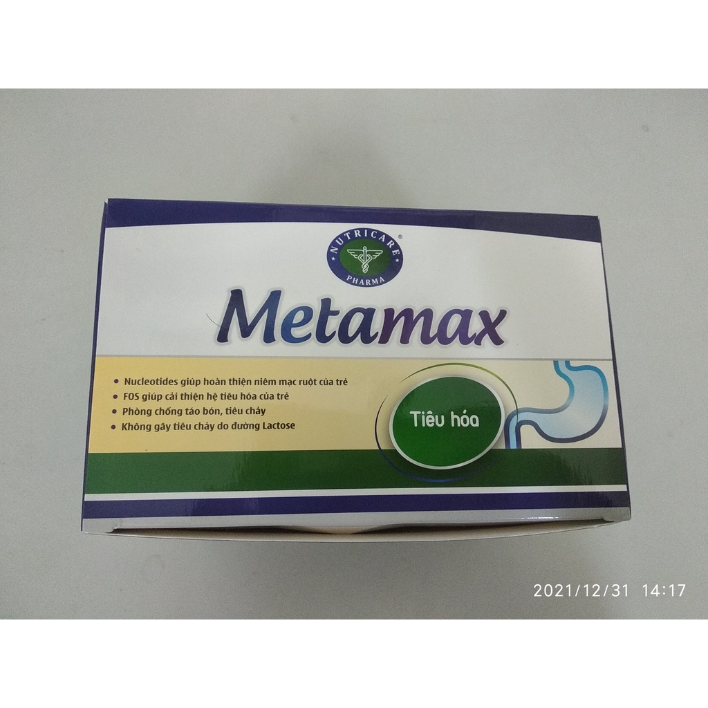Metamax - dinh dưỡng dành cho người rối loan tiêu hoá
