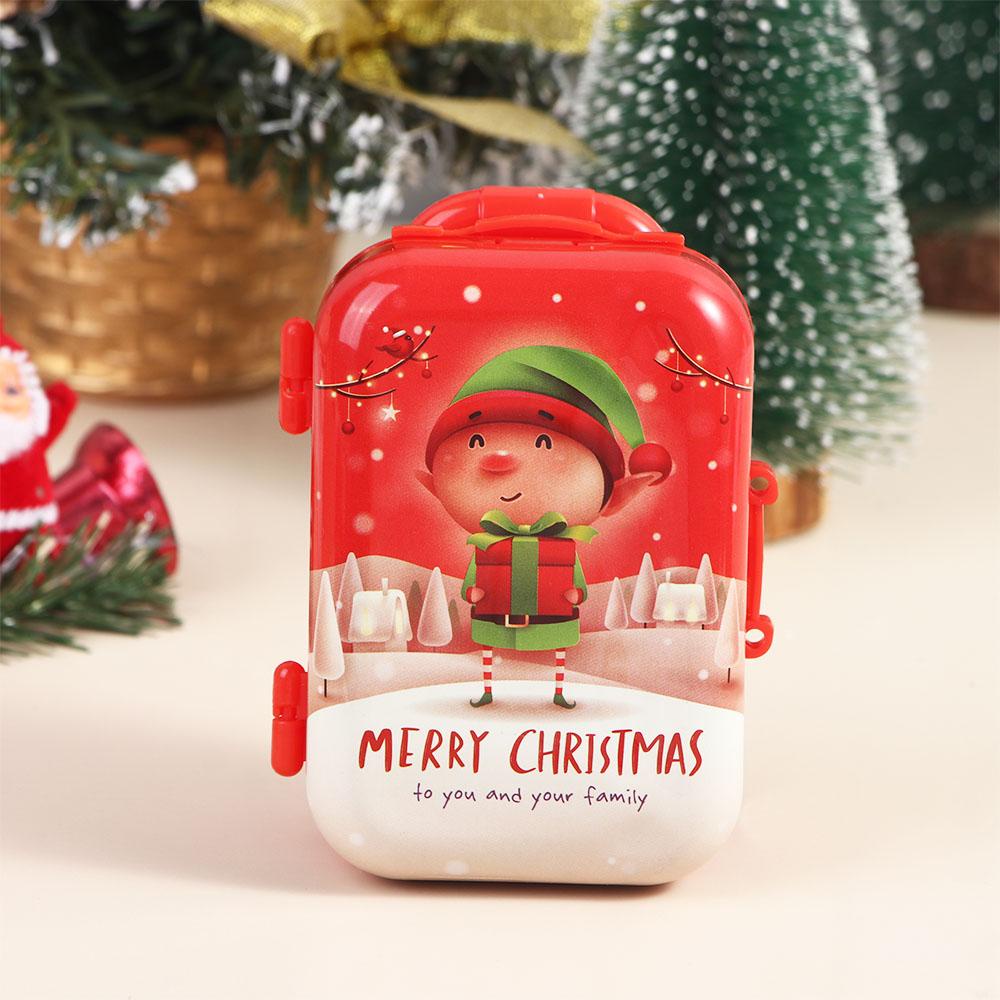 Aaron1 Hộp Đựng Trang Sức / Đồ Trang Sức Hình Ông Già Noel Bằng Nhựa Và Kim Loại Có Thể Thu Gọn Thời Trang Giáng Sinh Đáng Yêu