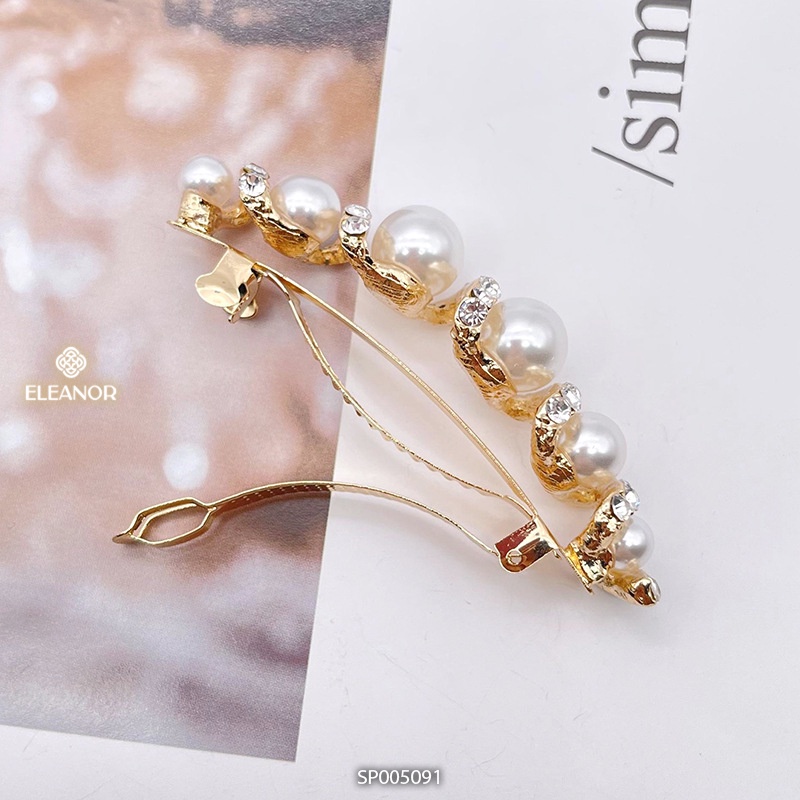 Kẹp tóc nữ Eleanor Accessories đính ngọc nhân tạo xinh xắn phụ kiện tóc thanh lịch