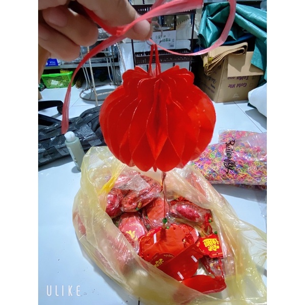 MVP2828 Set 10 đèn lồng đỏ mini treo trang trí Lễ Tết