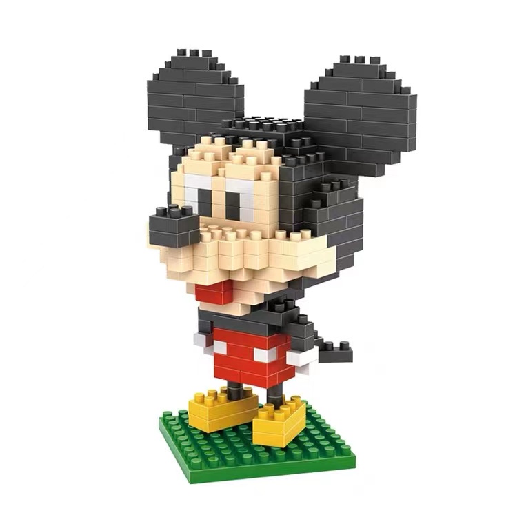 Bộ Đồ Chơi Lắp Ráp Hoạt Hình Disney 3D Mini Cho Trẻ Em