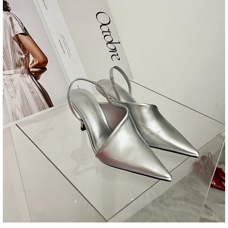 Giày Cao Gót Mũi Nhọn Phong Cách Âu Mỹ Thời Trang 2023 Cho Nữ