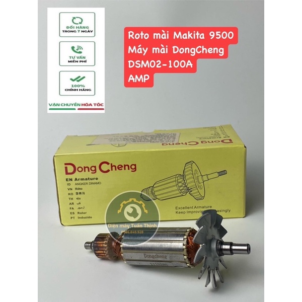 ROTO máy mài 100 DongCheng DSM02-100A, roto máy mài 9500