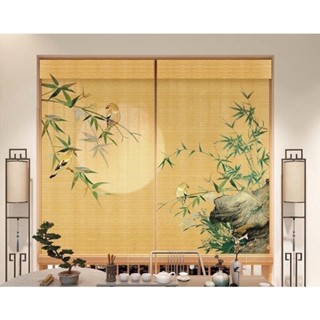  Mành rèm trúc tranh nghệ thuật. Mành tre trúc trang trí Tết. Màn sáo trúc che bàn thơ. Mành tre trúc che năng. 