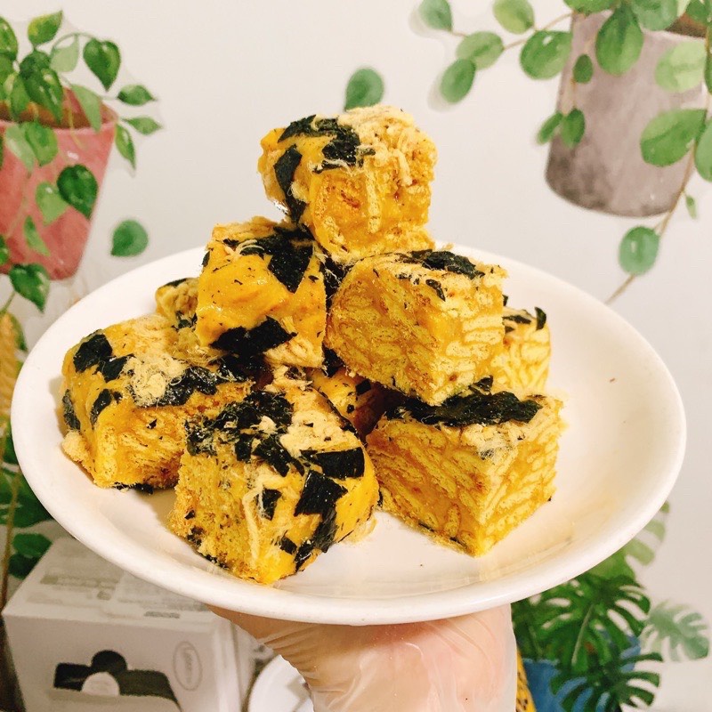 Set Nguyên Liệu Làm Bánh Bông Tuyết Chà Bông Rong Biển/ Kẹo Nougat Trứng Muối - Tặng Công Thức Bất Bại