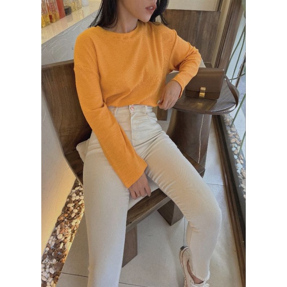 Áo thun tay dài form rộng Cocobebe