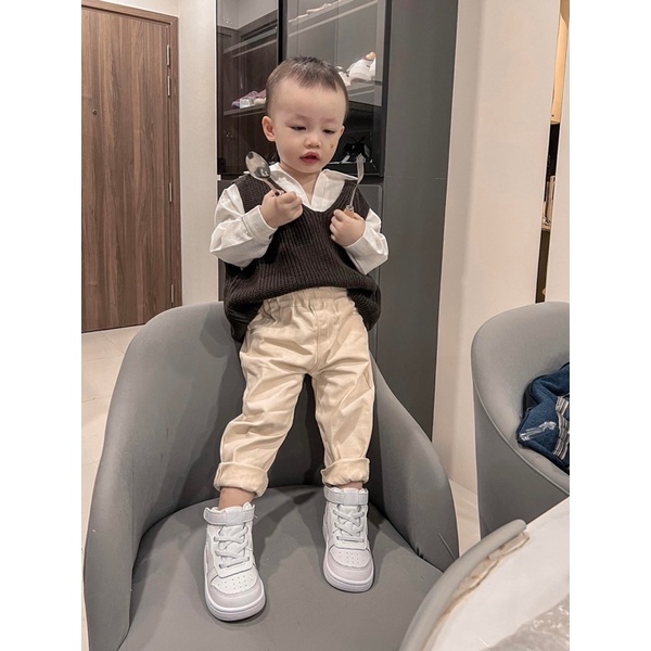 Sơmi trắng cho bé P'ti chou