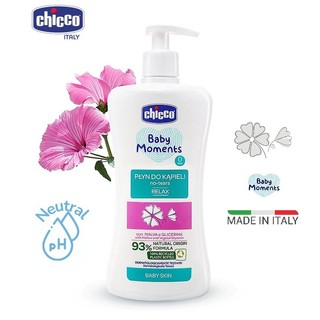 Sữa tắm chiết xuất Cẩm Quỳ giúp bé ngủ ngon Chicco 0M+ 500ml (CHÍNH HÃNG) CHO BÉ.