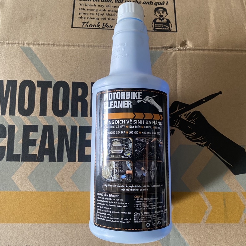 Dung dịch tẩy rửa ĐA NĂNG Motobike Cleaner lốc máy,nhông sên dĩa, dây điện sườn xe dành cho ôtô, xe máy