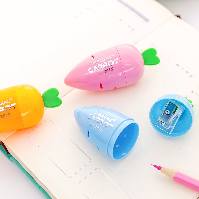Gọt Bút Chì Hình Củ Cải Màu Sắc Ngọt Ngào Cho Học Sinh