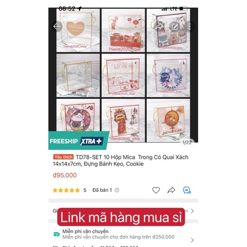 DEC21-Hộp giấy đựng bánh, quà Tết