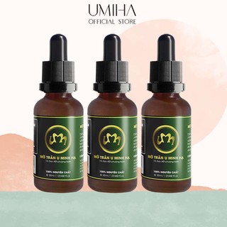 Combo 3 Hộp Mỡ Trăn Triệt Lông Vĩnh Viễn Umiha (30ML X3) - Tặng 1 Hộp Kem Tẩy Lông Umi 4c (100ML) Cho Da Nhạy Cảm