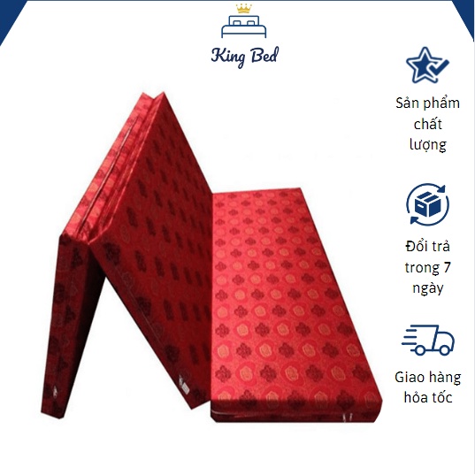 Đệm Pe, Bông Ép Hàn Quốc Gấp 3, Chắc Chắn Bền Đẹp Nhiều Kích Thước - King bed