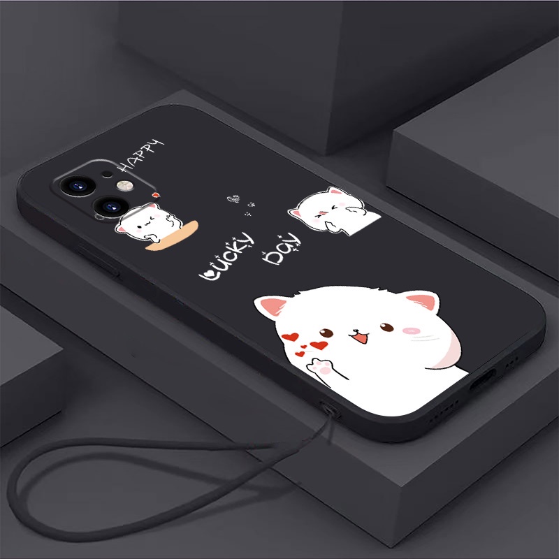 Ốp Điện Thoại In Hình Mèo May Mắn Cho iPhone 11 iPhone 11 pro iPhone 11 pro max iPhone 12 iPhone 12 pro iPhone 12