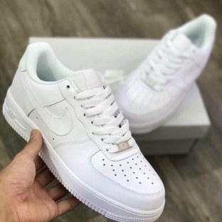 Giày Nike Trắng , AF1 JD1 Trắng Nam Nữ Full Box I199 Iggy Sneaker