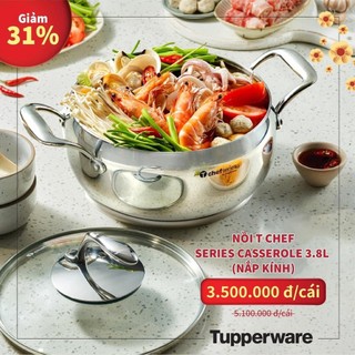 Nồi T Chef Series Casserole 3.8L tupperware