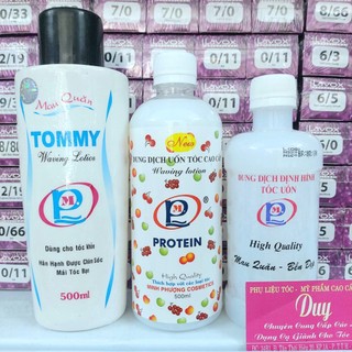 Thuốc uốn tóc lạnh Trái Cây 500ml Minh Phượng định hình nếp tóc.