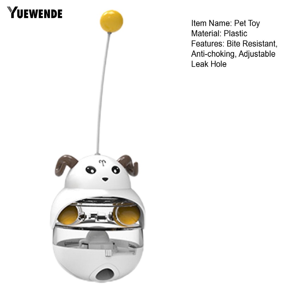 [Yue.z] Đồ Chơi Hộp Đựng Hai Quả Bóng Hỗ Trợ Giảm Căng Thẳng Chống Cắn Cho Mèo