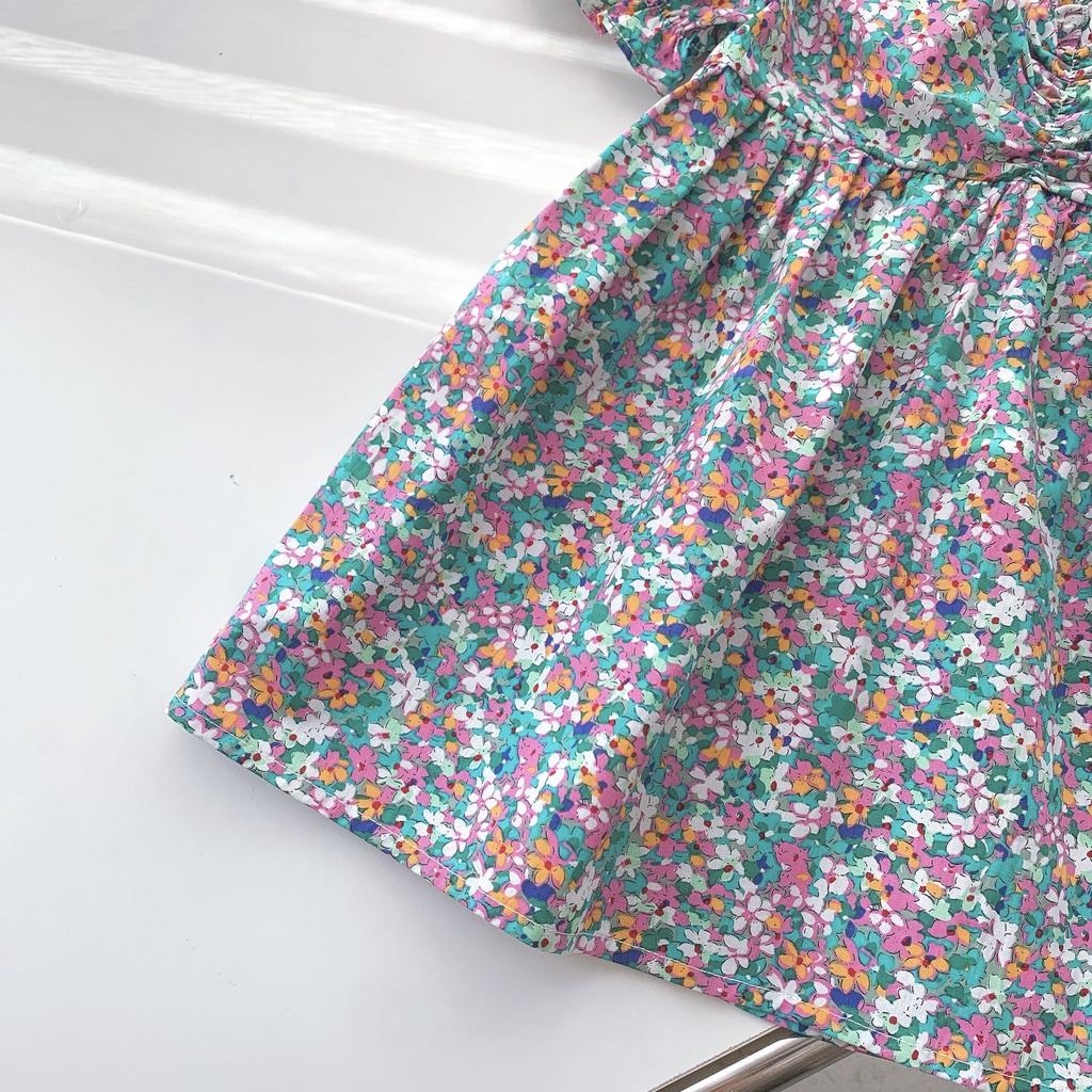 Váy nhún ngực tay chun 1193 op kids