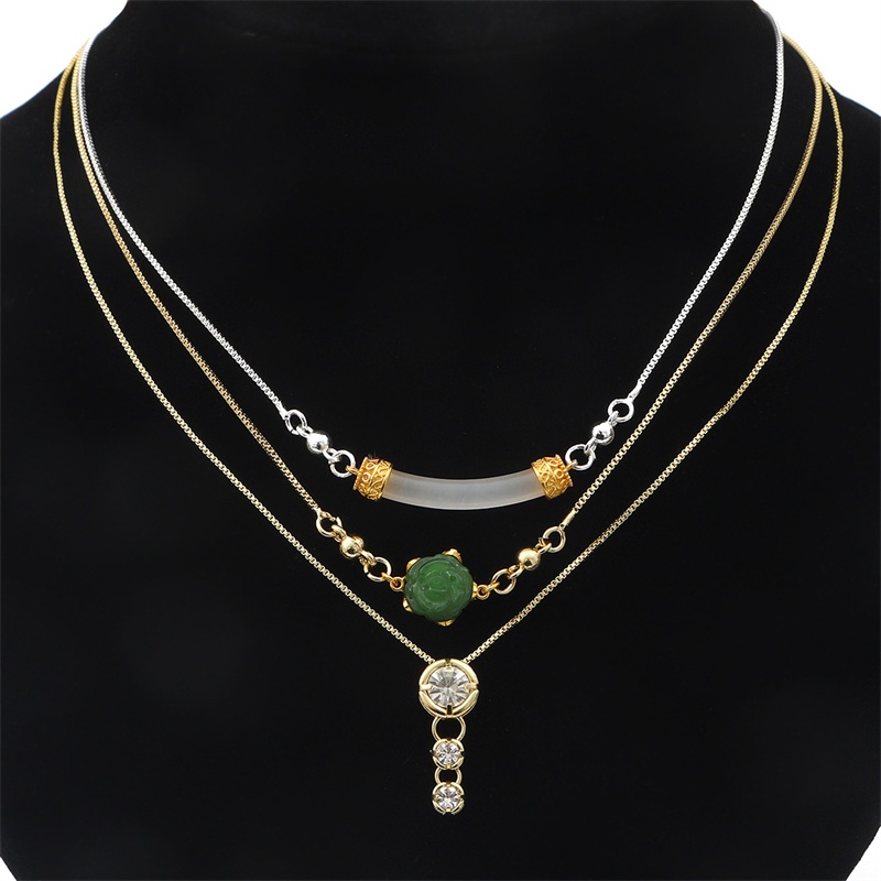 Chuỗi xích BEADIA bằng đồng mạ điện nối dài dùng làm trang sức thời trang DIY