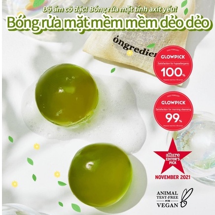 Sữa Rửa Mặt Bong Bóng Dạng Thạch Ongredients Cleansing Ball Set