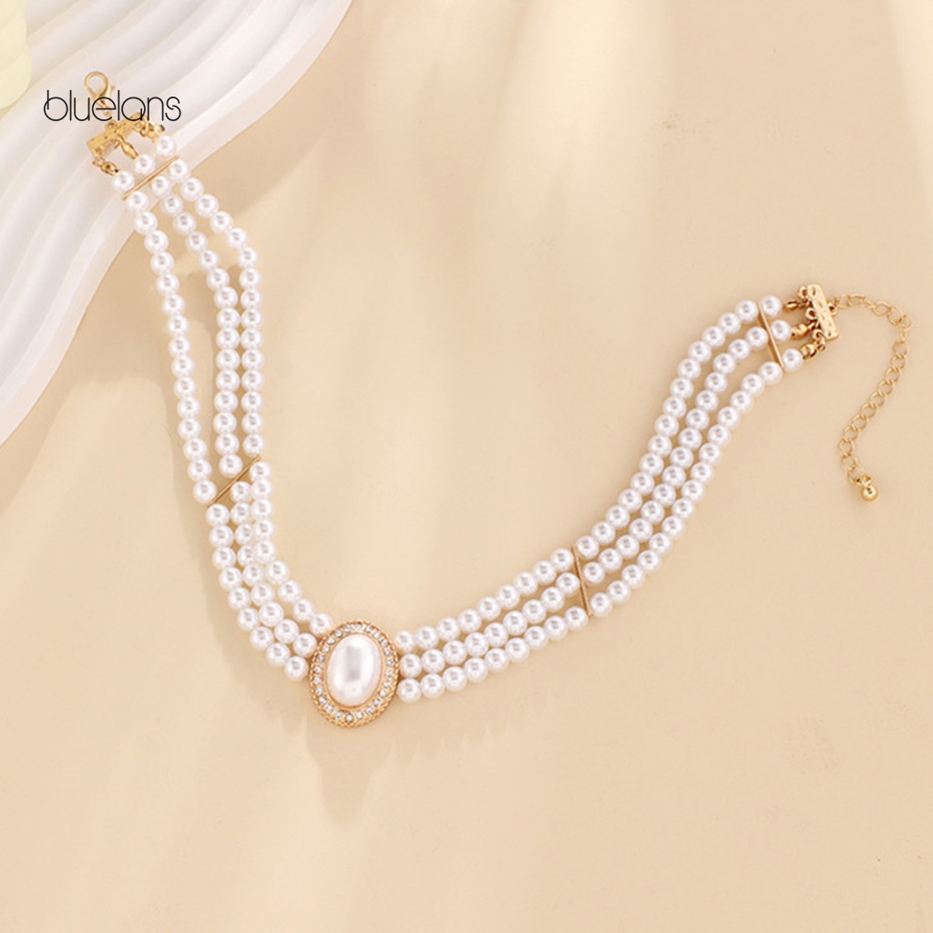 Vòng Cổ Choker Đính Ngọc Trai Nhân Tạo Thời Trang Dành Cho Nữ