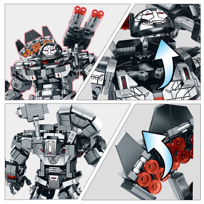 Bộ Đồ Chơi Lắp Ráp Lego Iron Man / Super Hulk / The Big Runaway