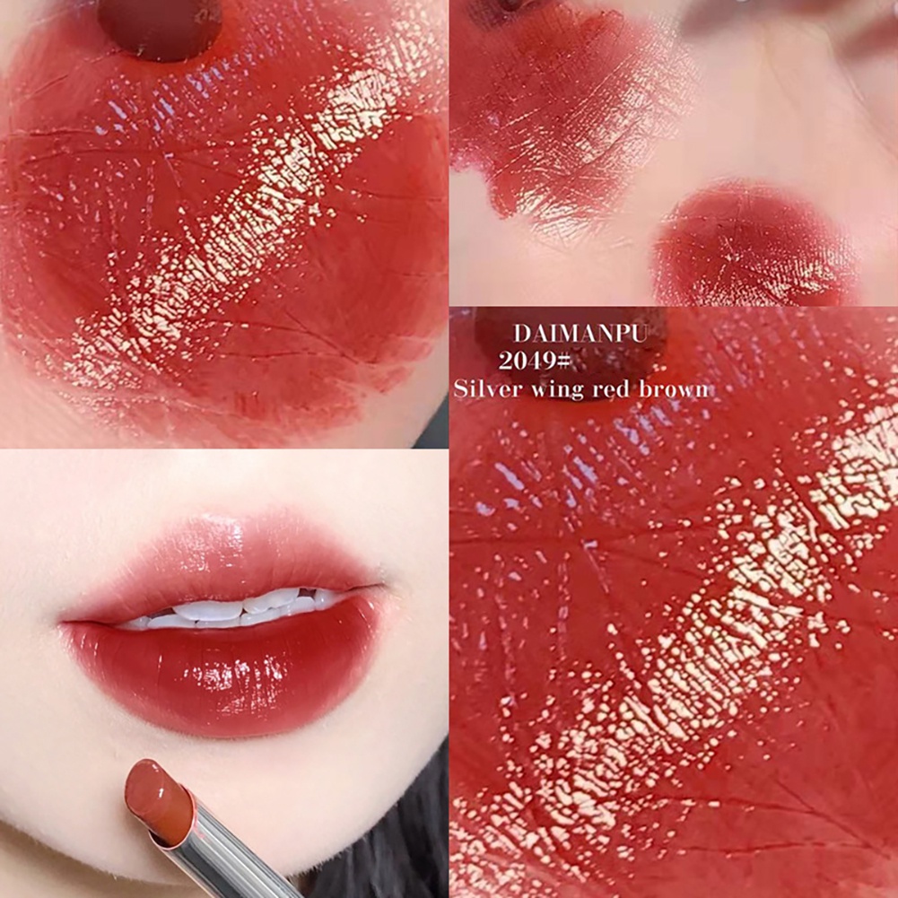 Hàng Có Sẵn Daimanpu Ống Bạc Nhỏ Nhiều Màu Sắc Màu Đỏ Dưỡng Ẩm Lâu Dài Bất Ngờ Có Sinh Viên Thanh Toán Khi Nhận Hàng