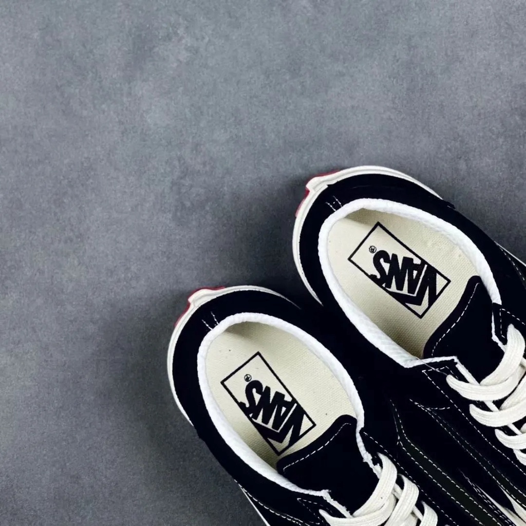 Ready vans vaultogstyle 36 retro đen và trắng quanzhilong đầu ngắn giới hạn giày trượt ván thấp trên cùng giày vải