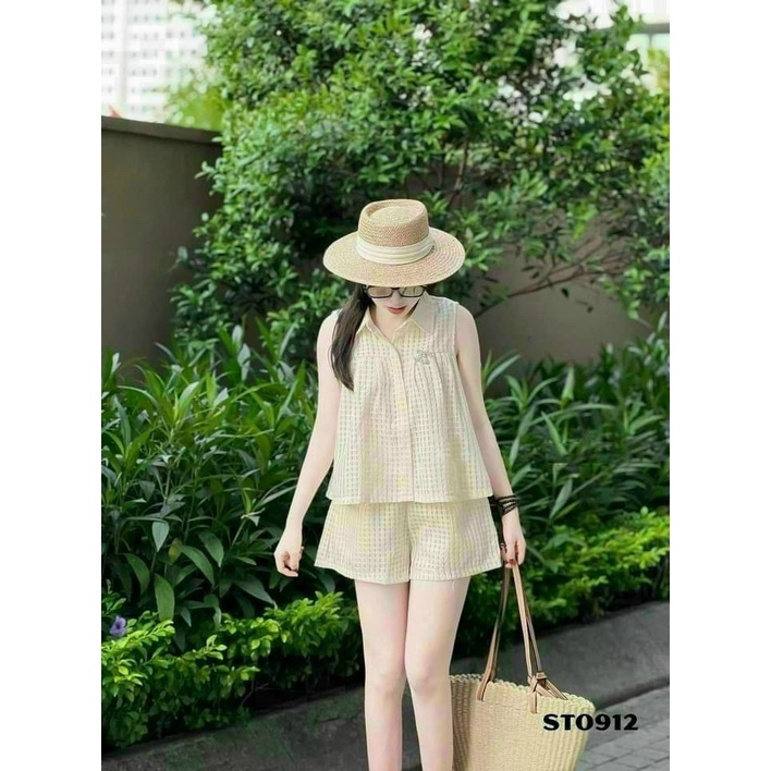 Set bộ sát nách chất xô trẻ trung mix quần đùi basic