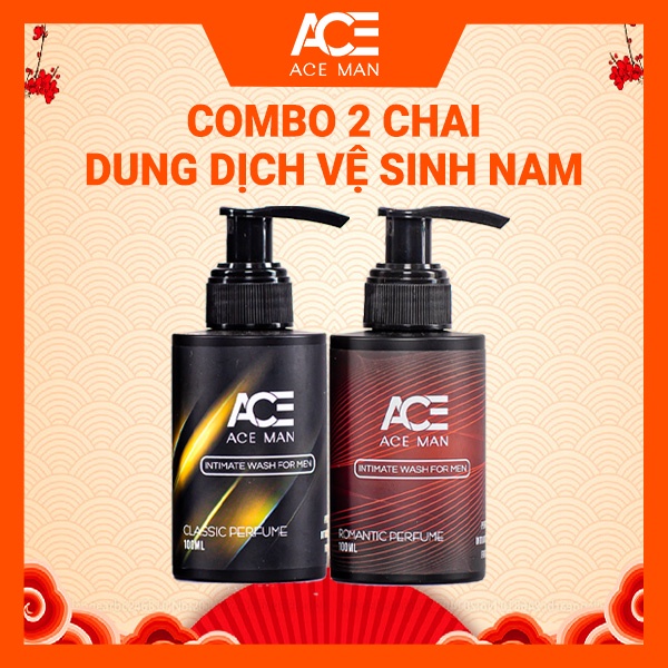 COMBO 2 chai dung dịch vệ sinh nam giới hương nước hoa 100ml chai