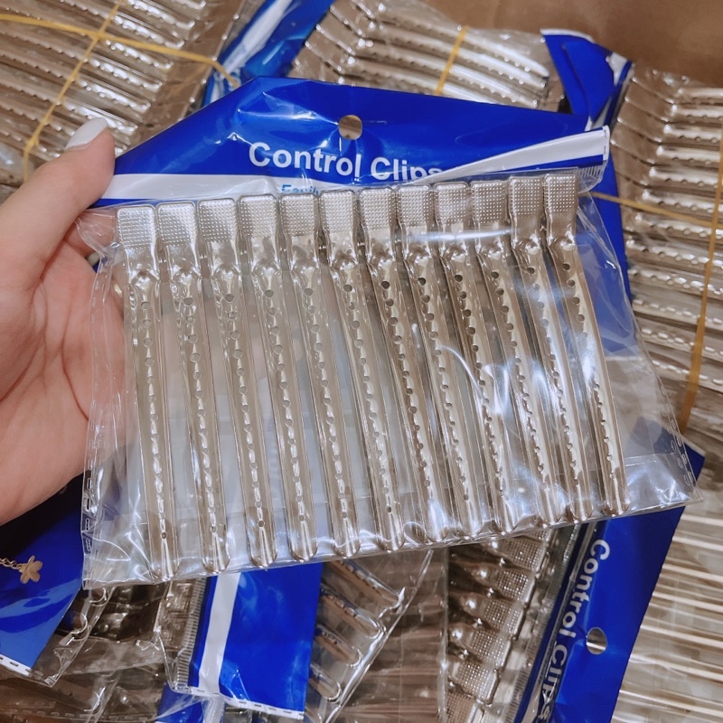 Kẹp Sóng Nước 12 Cái Chuyên Dụng Tạo Kiểu Tóc ⭐ CÓ VIDEO HÀNG THẬT DO SHOP TỰ QUAY ⭐