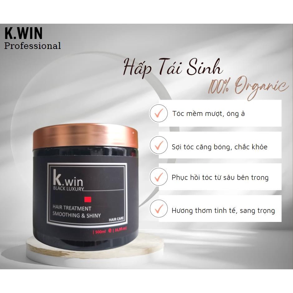 Hấp ủ tái sinh Kwin chuyên phục hồi tóc hư tổn