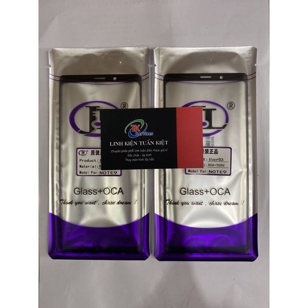 Kính liền keo Samsung Note 9/ Mặt kính có keo OCA Samsung Note 9 ( Giá sỉ )