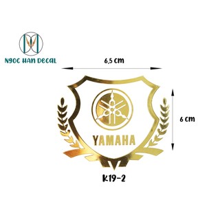 Tem Nổi Logo Yamaha Siêu Đẹp