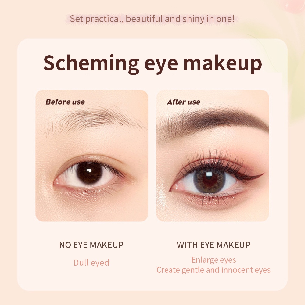 Bút Kẻ Mắt Dạng Lỏng 2 Trong 1 Siêu Mỏng Mượt Mà Lâu Trôi Dành Cho Nữ