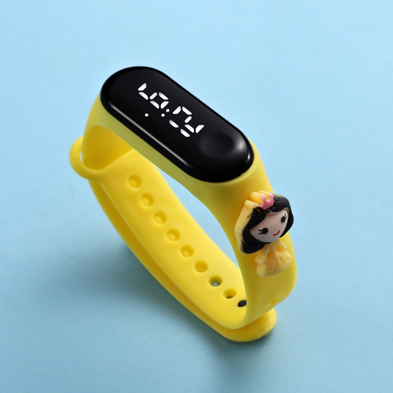 Đồng hồ em bé đồ chơi phát sáng Đồng Hồ Đeo Tay Điện Tử Đèn LED Chống Thấm Nước Kiểu Hoạt Hình Dễ Thương Cho Bé