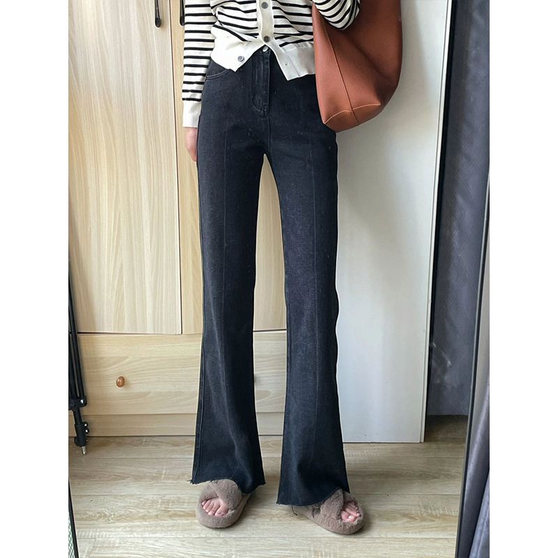 Quần Jean Mỏng Nhẹ Ôm Dáng Size Lớn Phong Cách Hàn Quốc Cho Nữ Giới