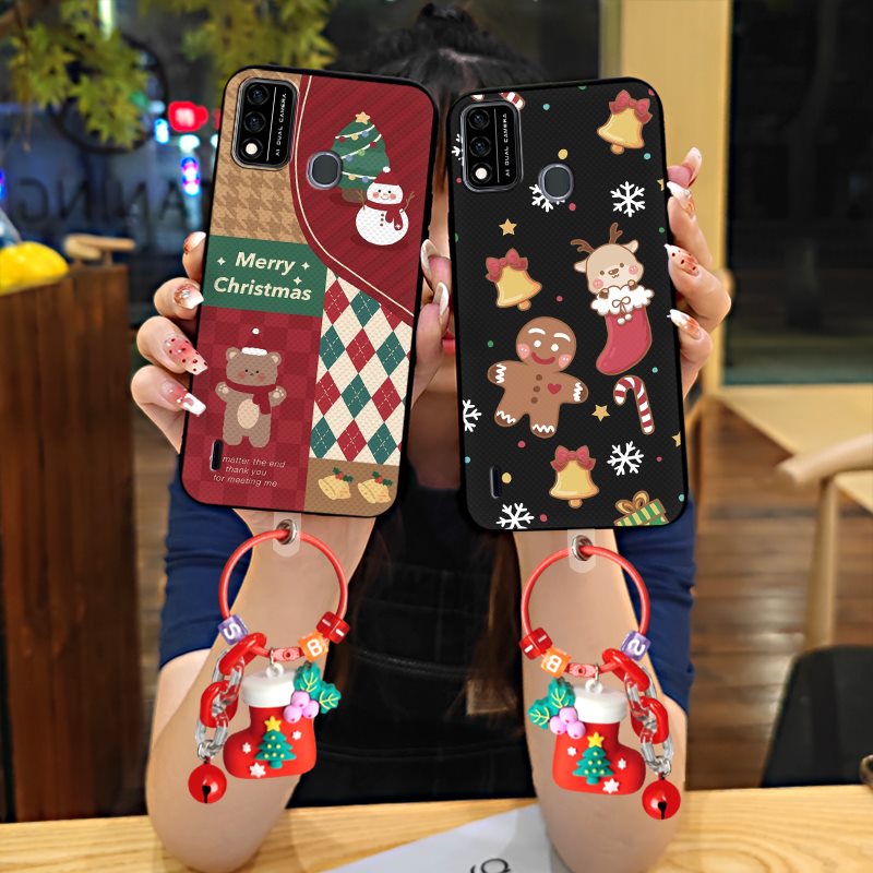 Anti-knock Cover Phone Case For Itel A48 glisten Hanging ring foothold Anti-dust phone stand holder New Arrival Original