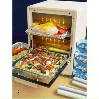Cuộn giấy bạc nướng thịt cuộn 10 met dày 15micon