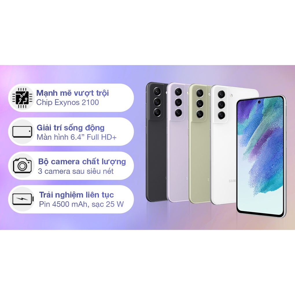 Điện thoại Samsung Galaxy S21 FE 5G  Chính Hang , bảo hàng 1 Năm