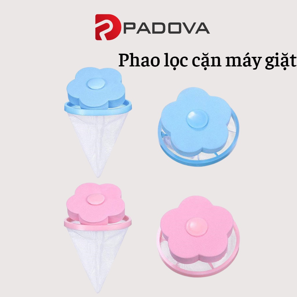 Túi Phao Lọc Gom Rác, Cặn Bẩn Mát Giặt Cửa Đứng Hình Hoa PADOVA 4406